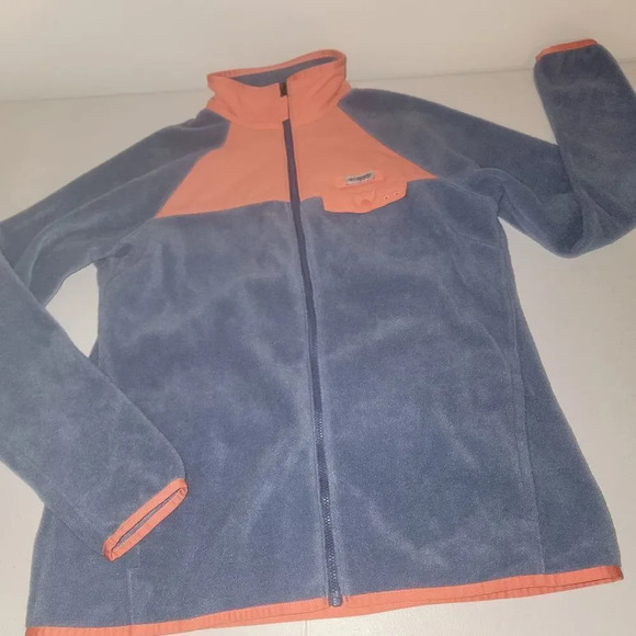 Columbia PFG Womens Purple & Coral Fleece Jacket Large‎ - Picture 1 of 5